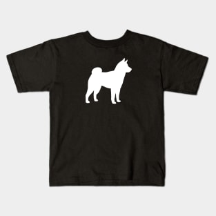 Shiba Inu Silhouette Kids T-Shirt